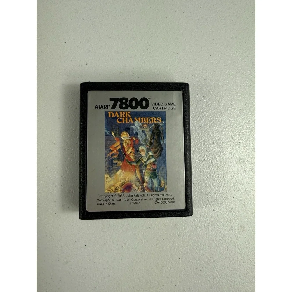 Dark Chambers (Atari 7800, 1988) Rare! Fun!!